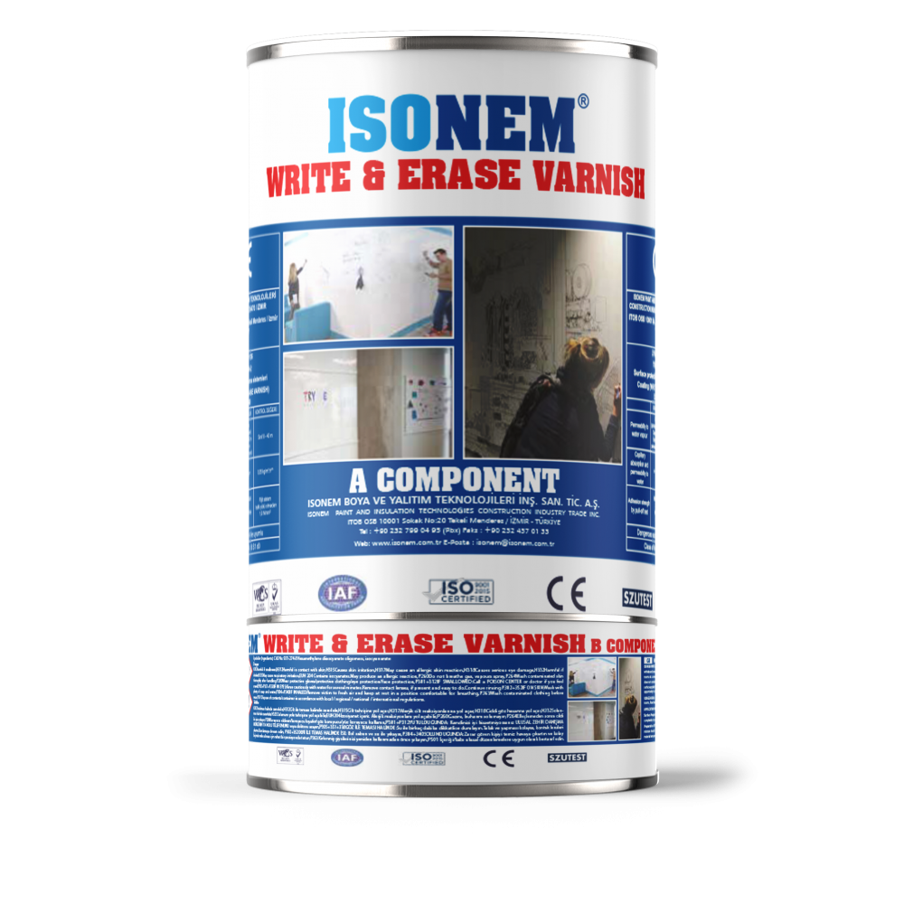 WRITE & ERASE VARNISH A KOMP. 1KG.  SEFFAF